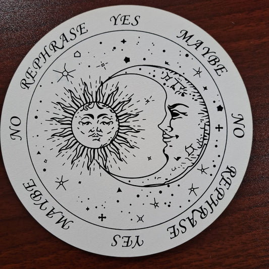 Pendulum Board - Sun & Moon White