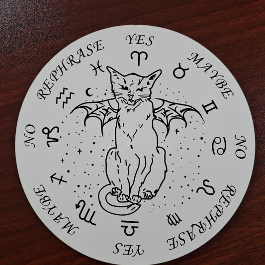 Pendulum Board - Cat Bat White