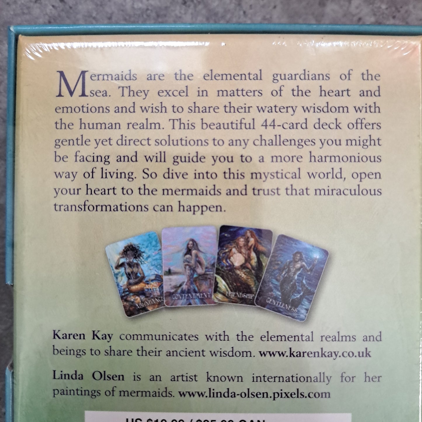 Messages from the Mermaids Oracle and Guidebook - 44 Cards