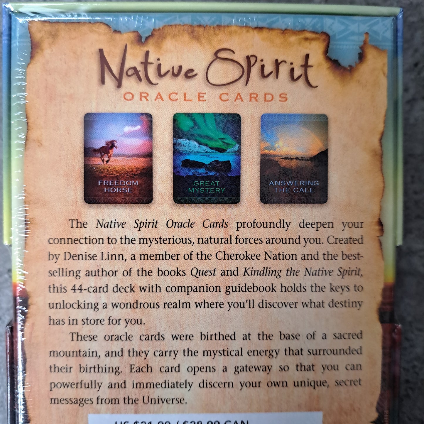 Native Spirit Oracle - 44 Cards and Guidebook