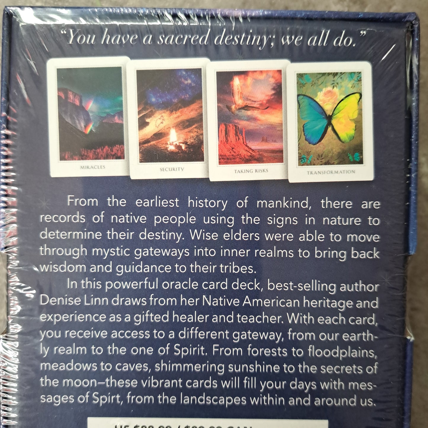 Sacred Destiny Oracle - 52 Cards and Guidebook