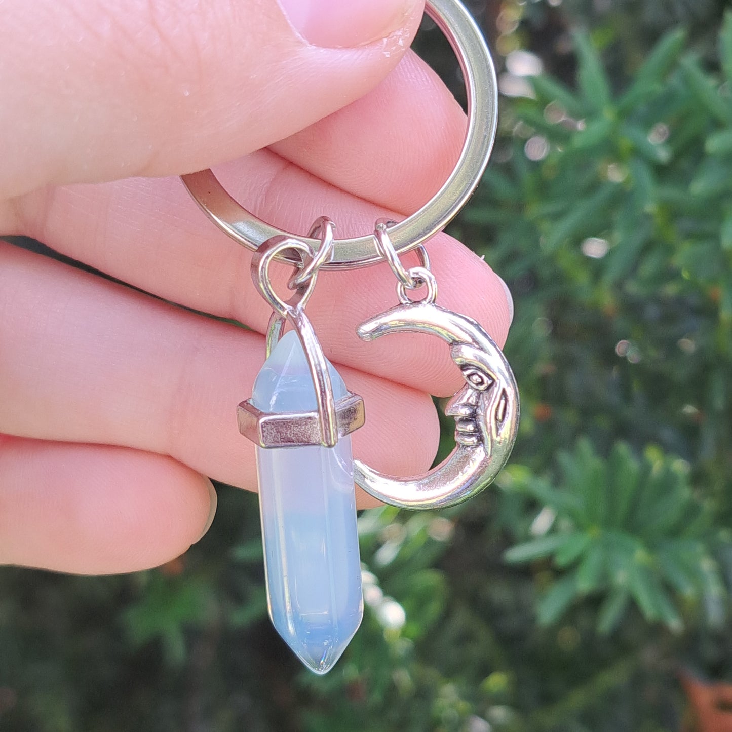 Key Chain - Crystal & Moon