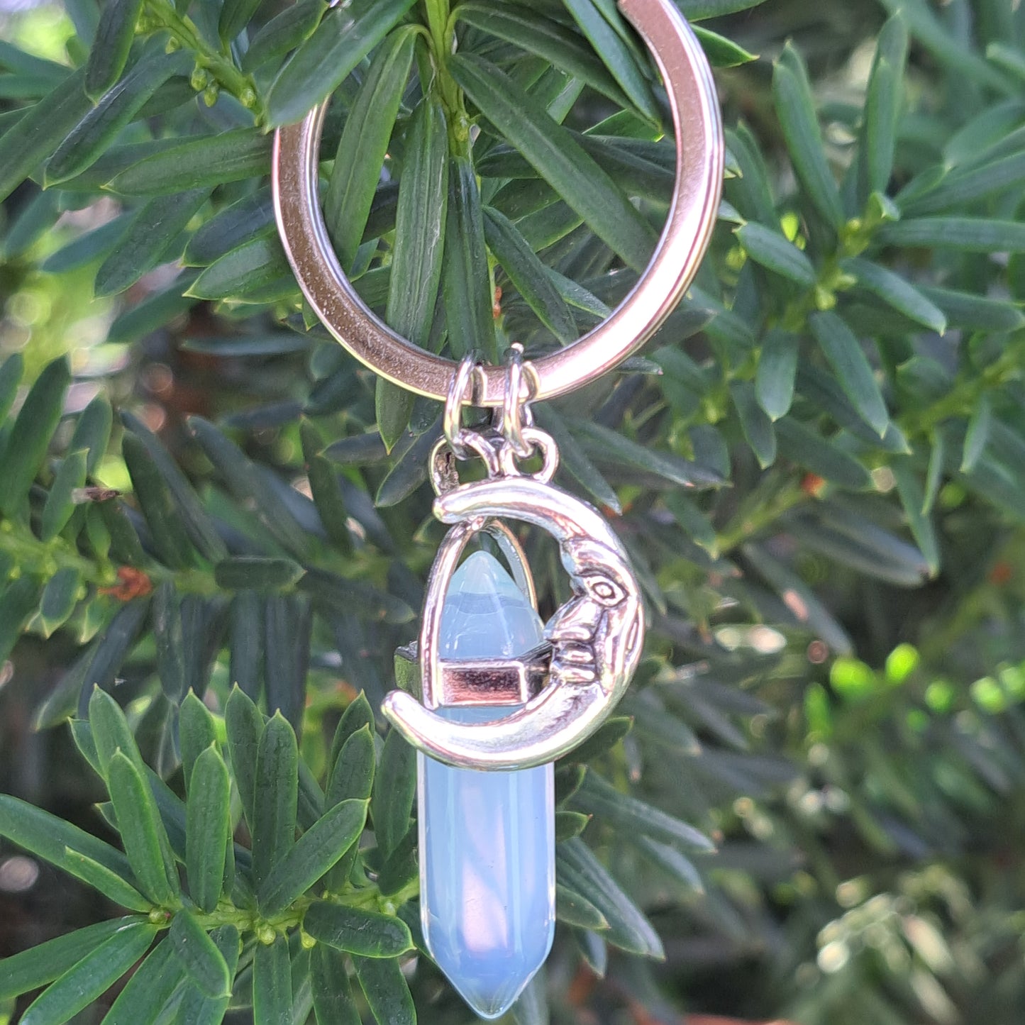 Key Chain - Crystal & Moon