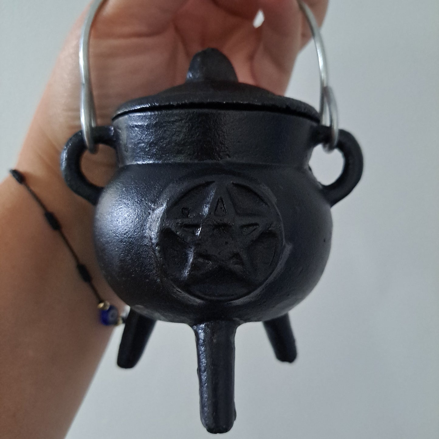 Cast Iron Cauldron 4.5-inch Pentacle