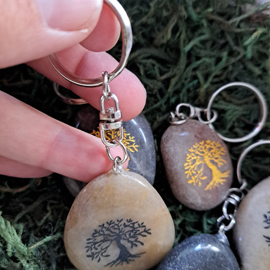 Tree of Life Inspired Key Chain