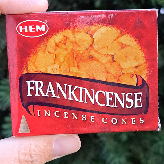 Frankincense Incense Cones pk 10