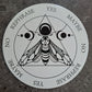 Pendulum Board, Double Sided - Moth with Moons