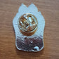 Cat Paw with Triple Moon, Copper Pin