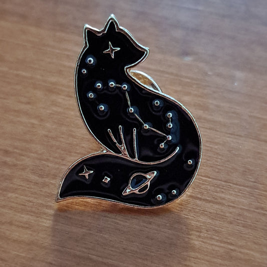 Fox Constellation Pin