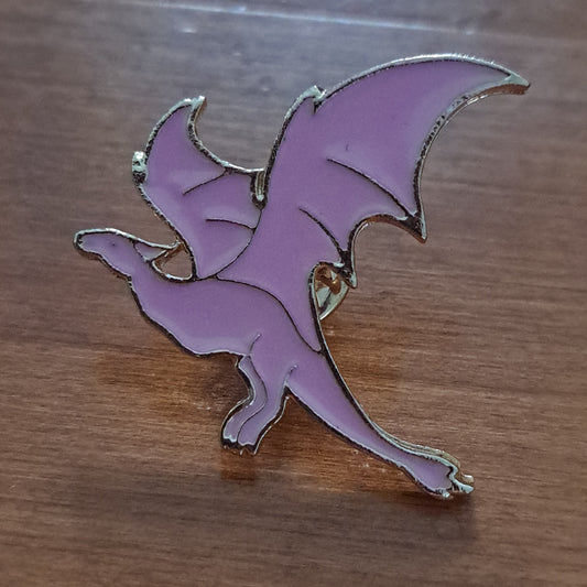 Dragon Flying, Pink Pin