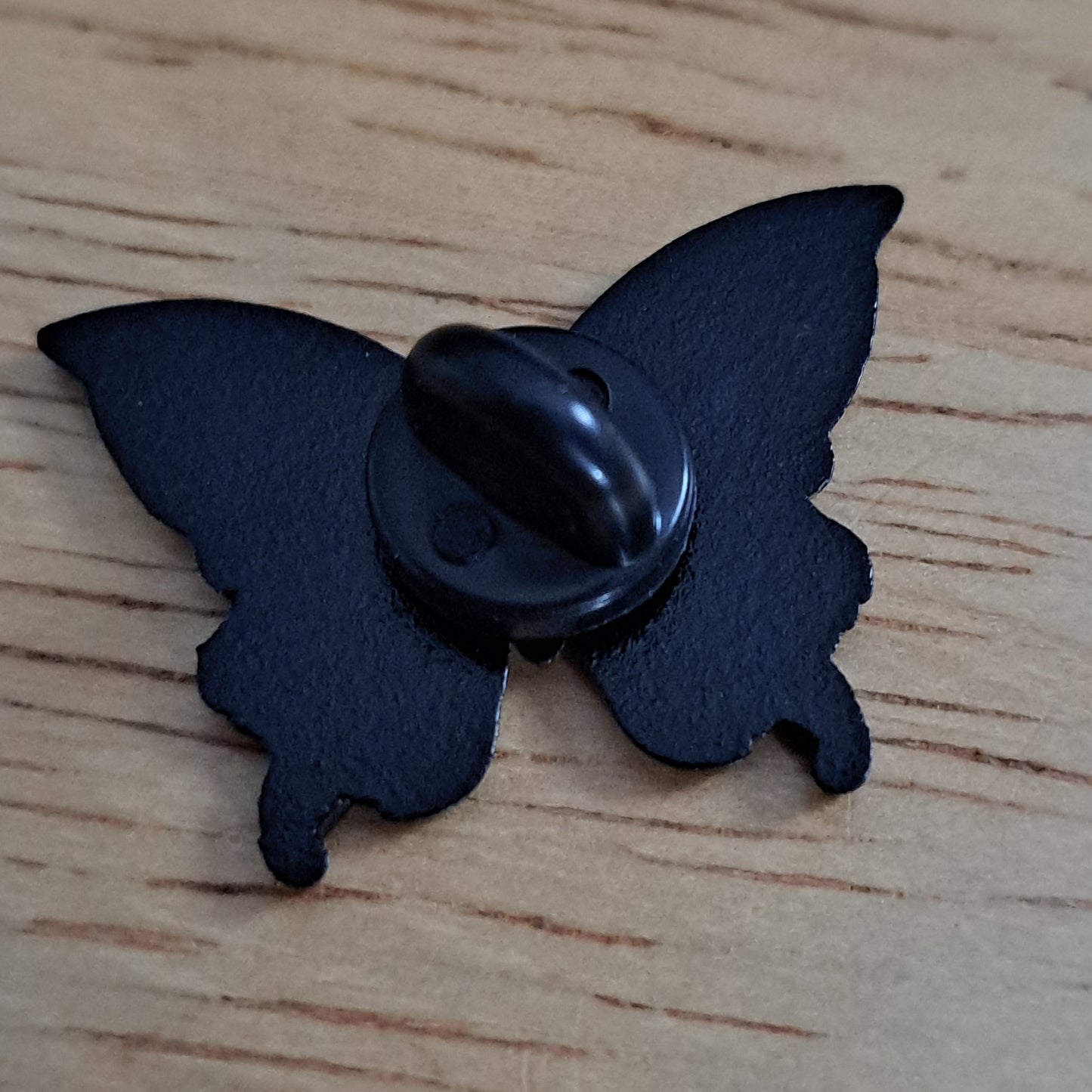 Butterfly/Moth Skull Pin (black on bottom)