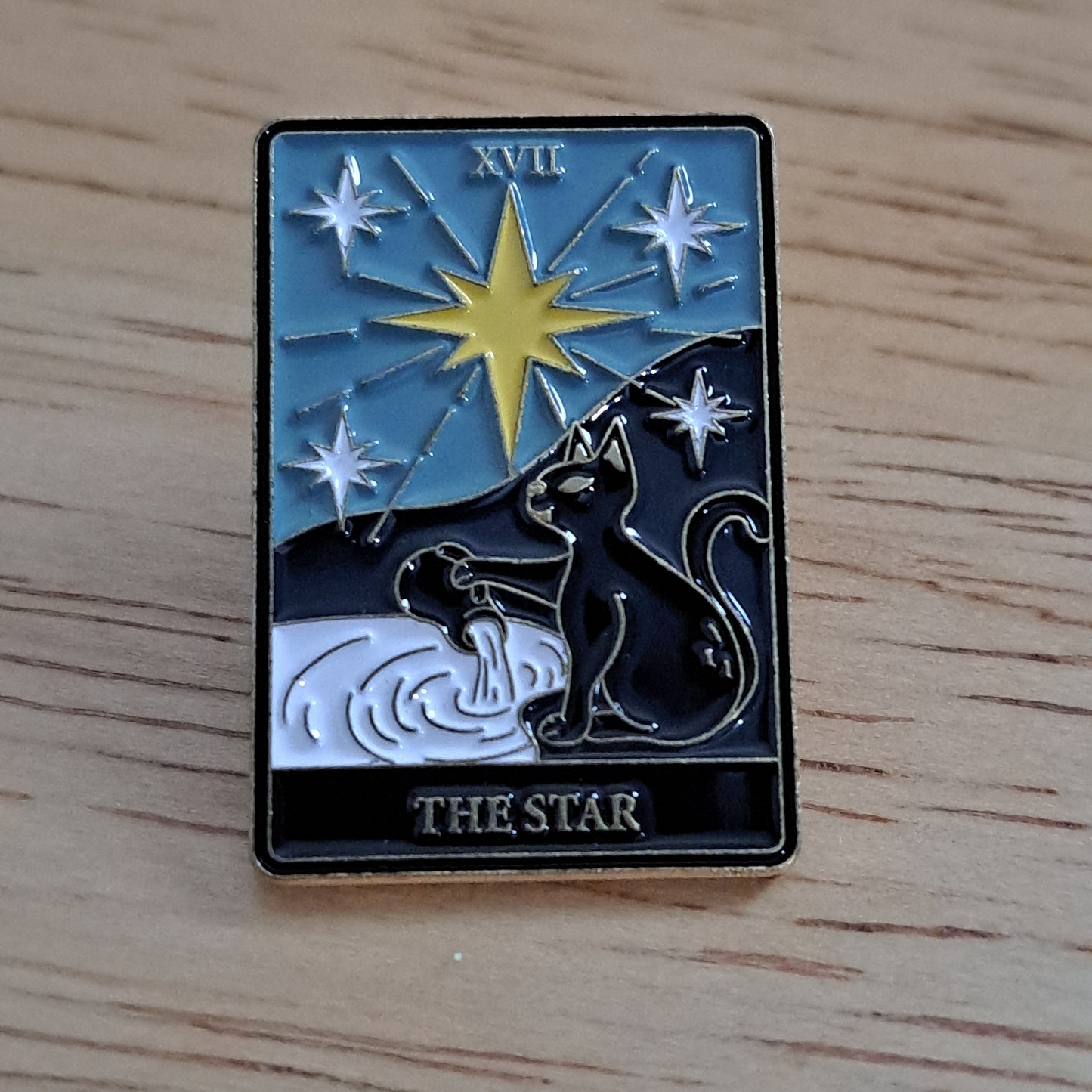 The Star Card Tarot Pin