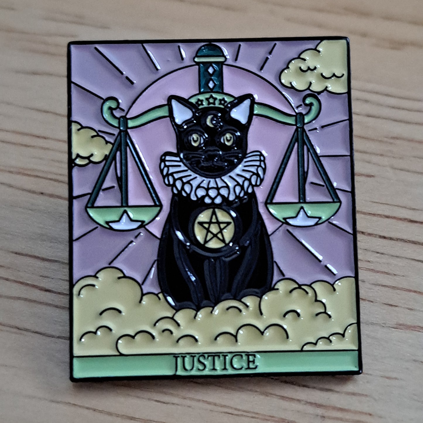 Justice Cat Pin