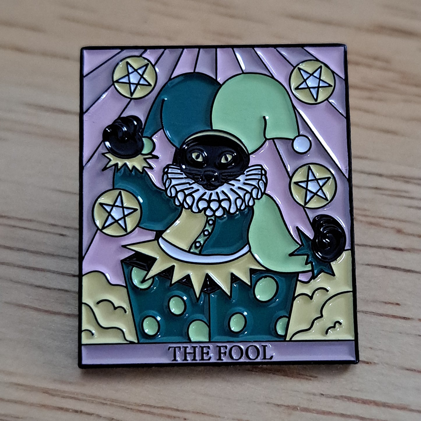 The Fool Cat Pin