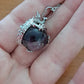Dragon Wrapped Amethyst Round Necklace