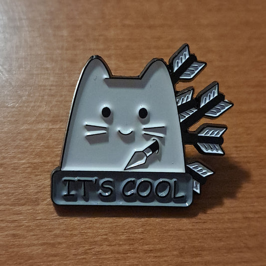 Cat It's Cool Pin