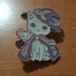 Cat with Mouse Purple/Pink Cloak & Hat Pin