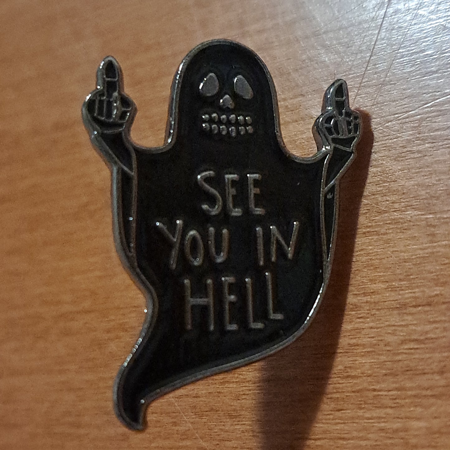 Ghost See You in Hell Pin