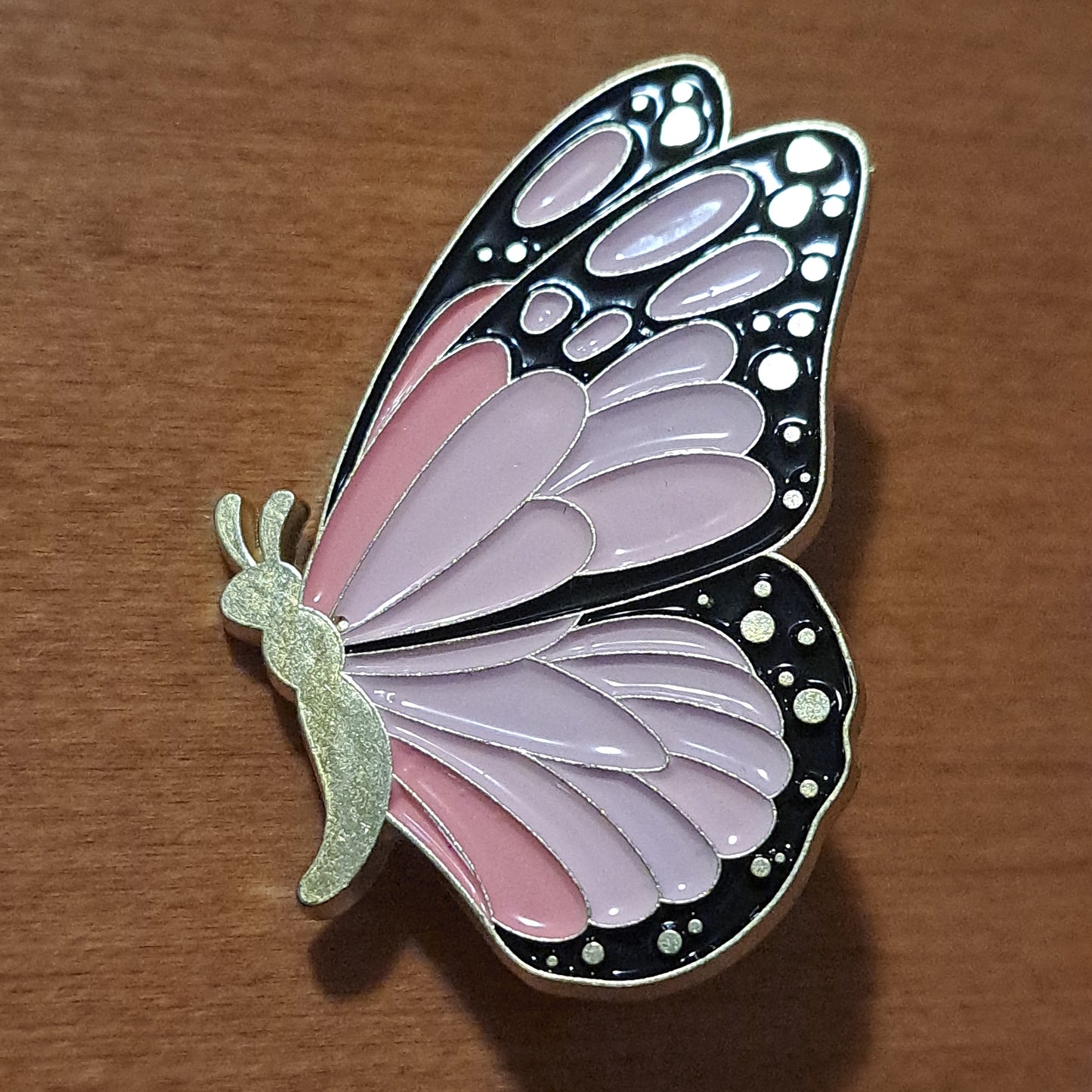 Butterfly Large Pink Pin