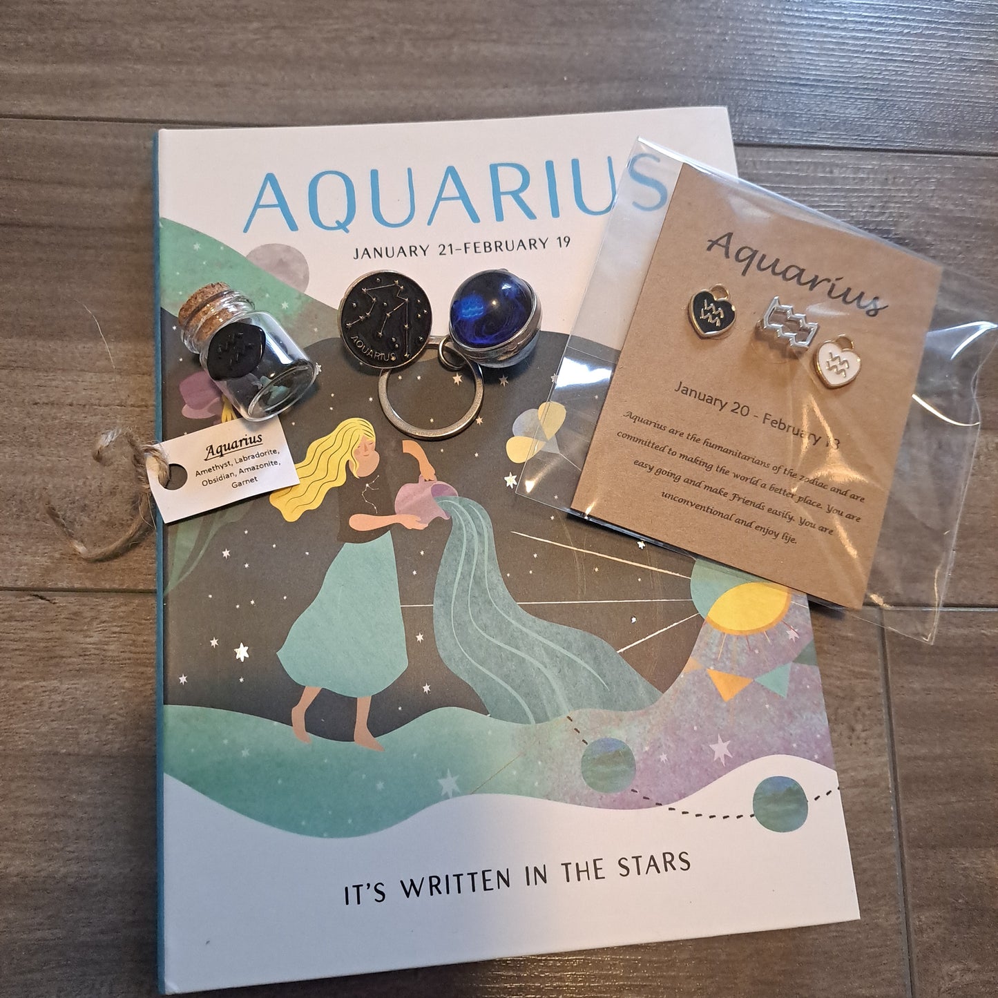 AQUARIUS Zodiac Kit, Astrology Kit, Star Sign, Constellation, Sun, Moon, Rising