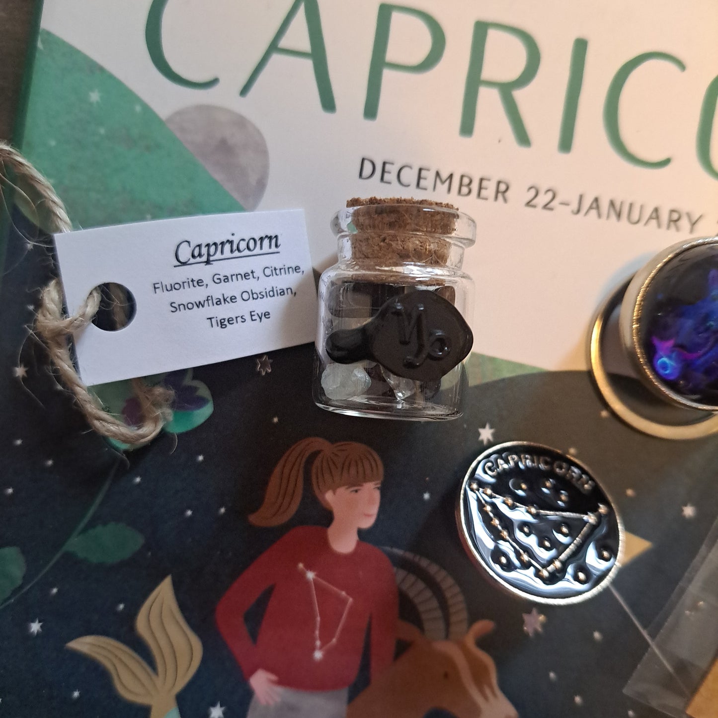 CAPRICORN Zodiac Kit, Astrology Kit, Star Sign, Constellation, Sun, Moon, Rising