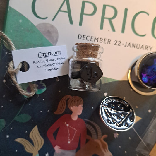 Capricorn Custom Chip Bottle