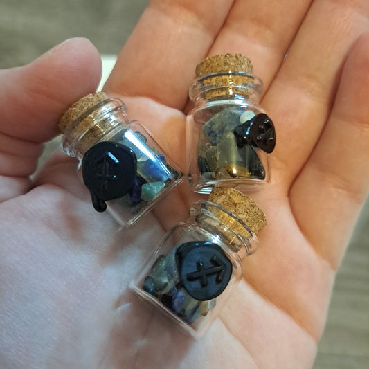 Sagittarius Custom Chip Bottle