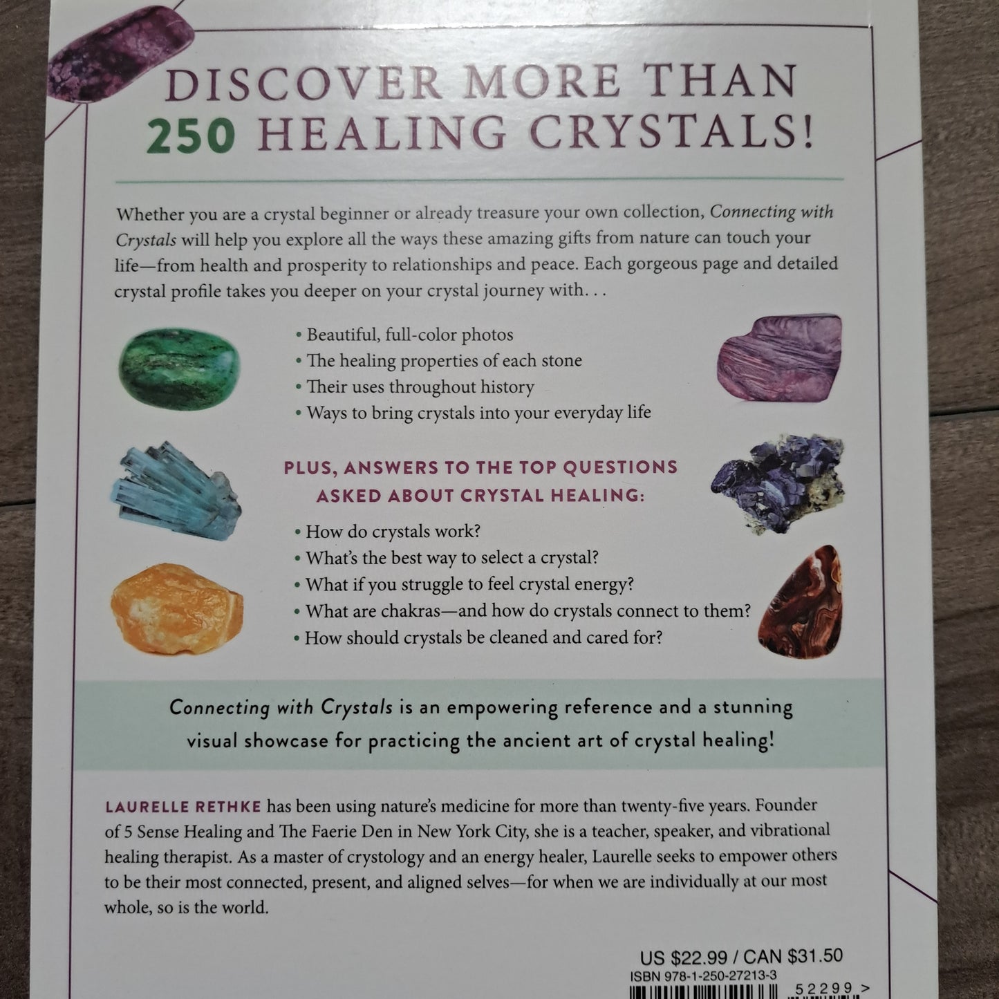 Connecting with Crystals: Crystal Wisdom and Stone Healing for Body, Mind, and Spirit