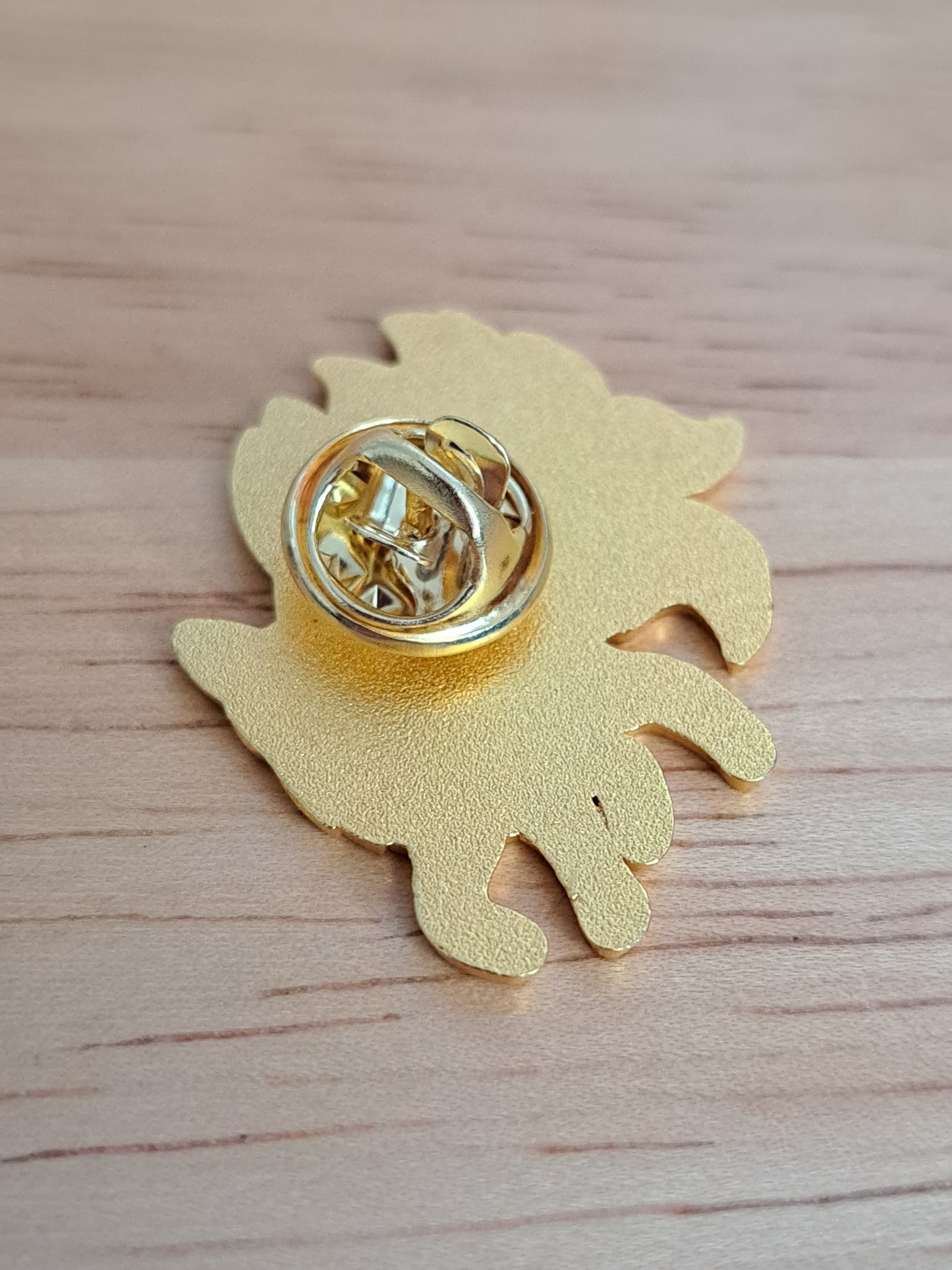 Moon Phase Animal Pin - Black Ninetailed Fox