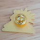 Bunny Rabbit With Sun Pin - White