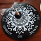 Pendulum Board - Mandala Flower Black