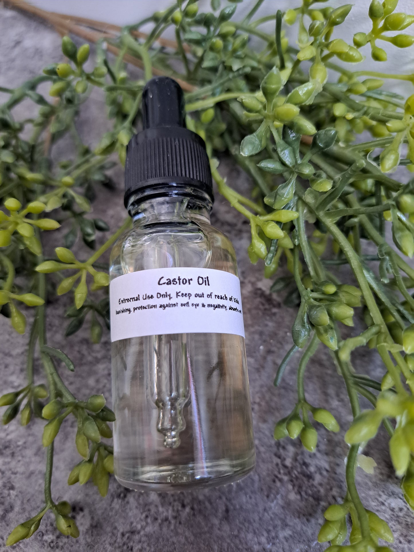 Castor Oil Organic, in dropper bottle - Magick Herbs