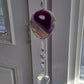 Geode Sun Catcher - Purple