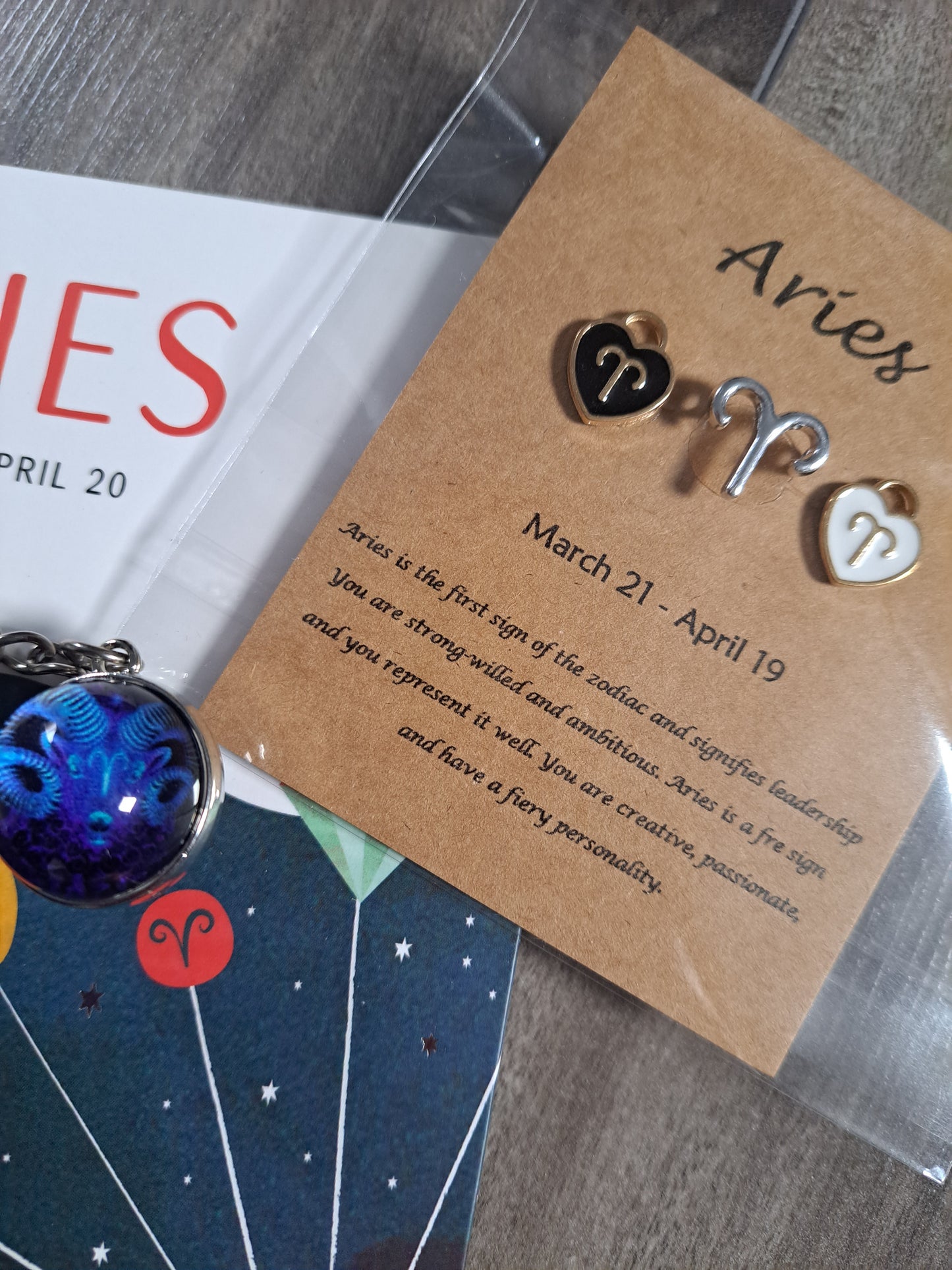 ARIES Zodiac Kit, Astrology Kit, Star Sign, Constellation, Sun, Moon, Rising