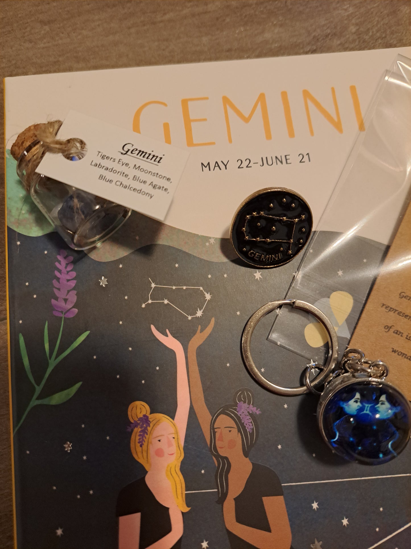 GEMINI Zodiac Kit, Astrology Kit, Star Sign, Constellation, Sun, Moon, Rising