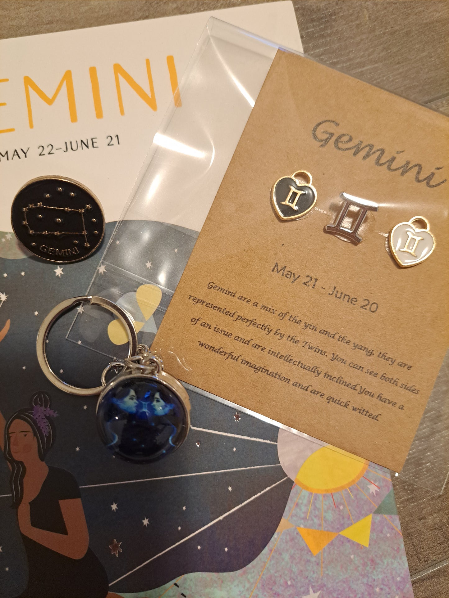 GEMINI Zodiac Kit, Astrology Kit, Star Sign, Constellation, Sun, Moon, Rising