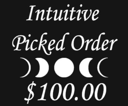 Intuitively Picked Order Just for You -$100