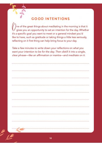 Morning Meditations Journal Positive Prompts & Affirmations to Start Your Day