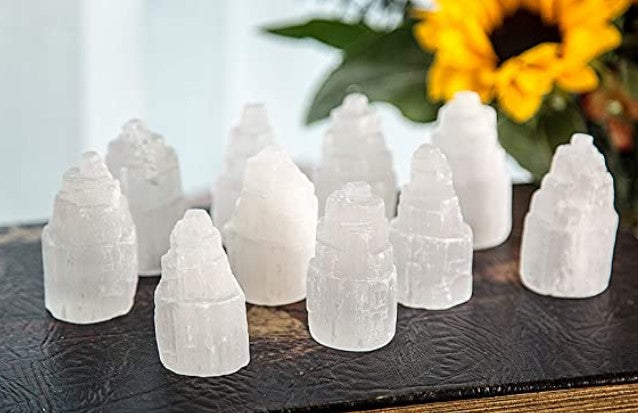 Selenite Mini Skyscraper Tower