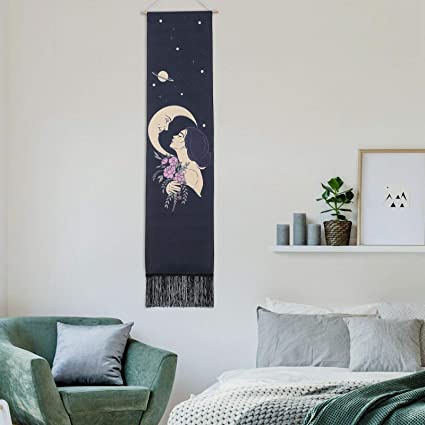 Tapestry Wall Hanging - Long Black Moon