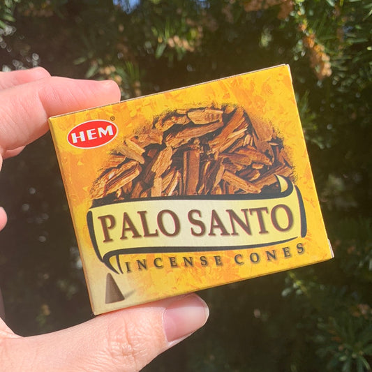 Palo Santo Incense Cones pk 10