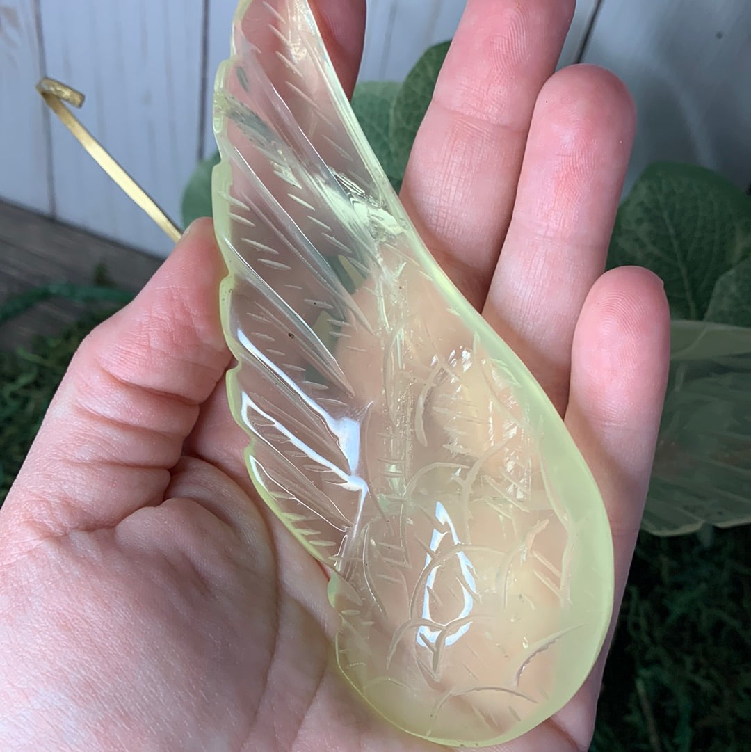 Lemon Citrine Wings XL