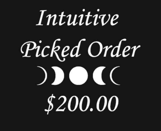 Intuitively Picked Order Just for You -$200