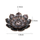 Lotus Incense Burner & Ash Catcher (small) - Alloy Black/Copper