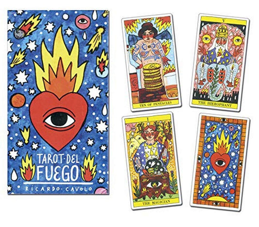 Tarot Del Fuego Tarot - Pocket Mini Size