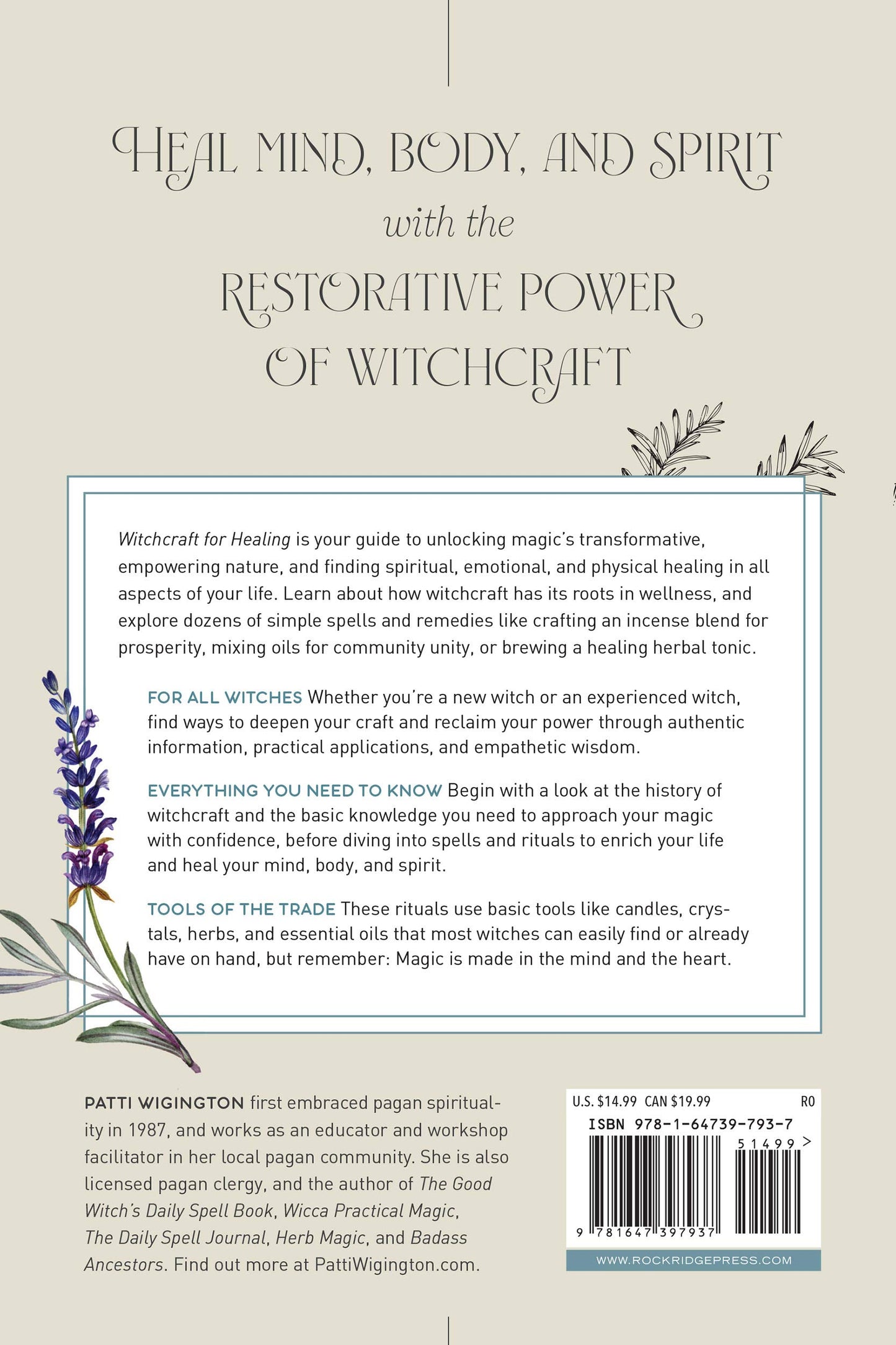 Witchcraft for Healing: Radical Self-Care for Your Mind, Body, and Spirit