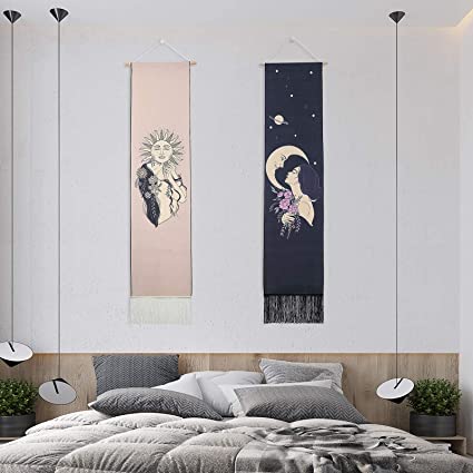 Tapestry Wall Hanging - Long Black Moon