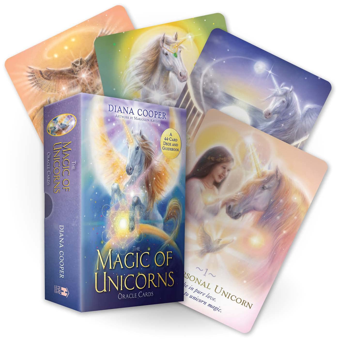 The Magic of Unicorns Oracle - 44 cards and guidebook